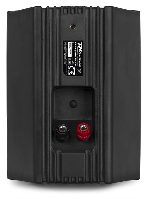 Power Dynamics BGO40V Högtalarset, 4", 100W Peak effekt IP56, svart