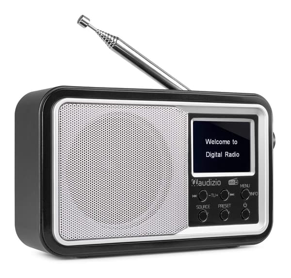 Audizio Parma portabel DAB+ radio, silver