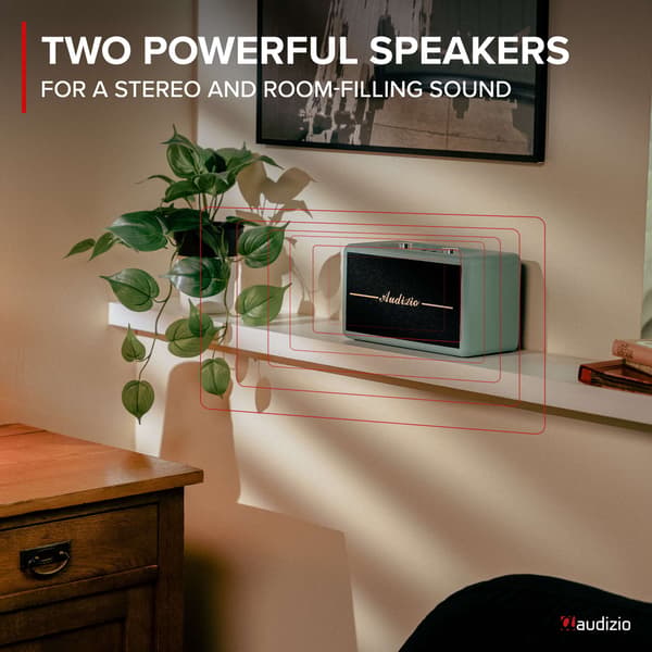 Audizio Tune60 DAB Radio Retro Blå