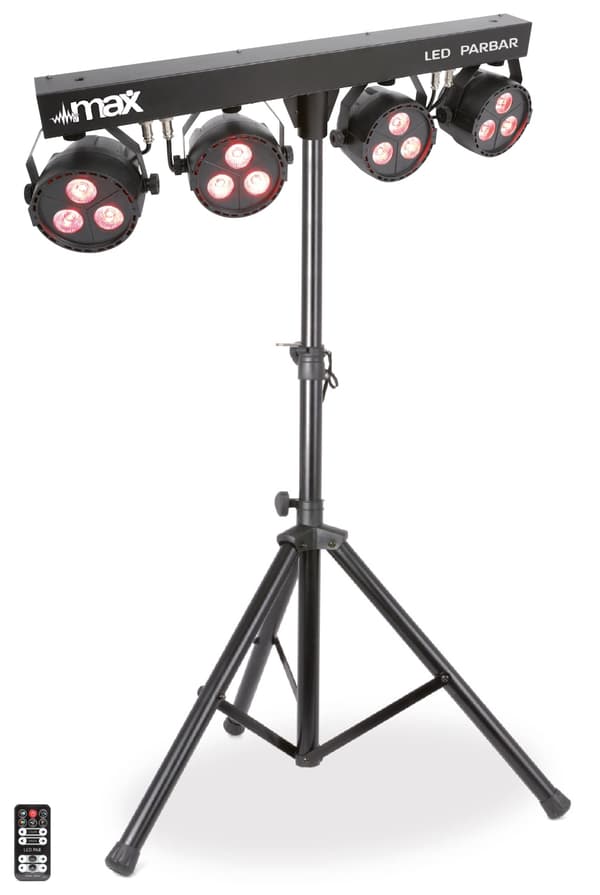 MAX PartyBar4 PARBAR 4Way 3x4in1 LED