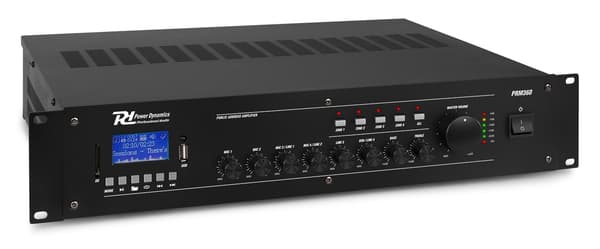 Power Dynamics PRM360 100V 4Z Mixer, Förstärkare, 360W