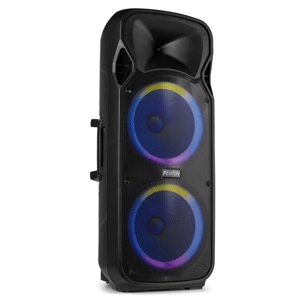 Fenton FT212LED MK2 Bärbart Ljudsystem 2x 12" 1400W peak effekt