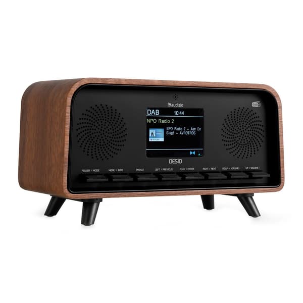 Audizio Desio DAB Radio – Mörk trä