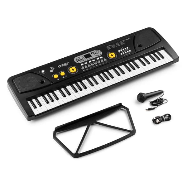 Max KD61 Elektroniskt Keyboard 61 Tangenter med Batteri