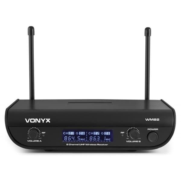 Vonyx WM82B Mikrofon UHF digital 2ch BP