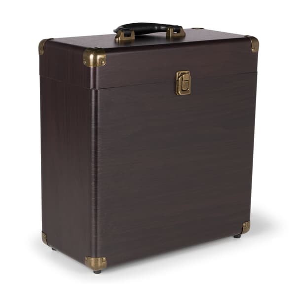 Audizio RC32 Vinyl Record Case Mörk Trä