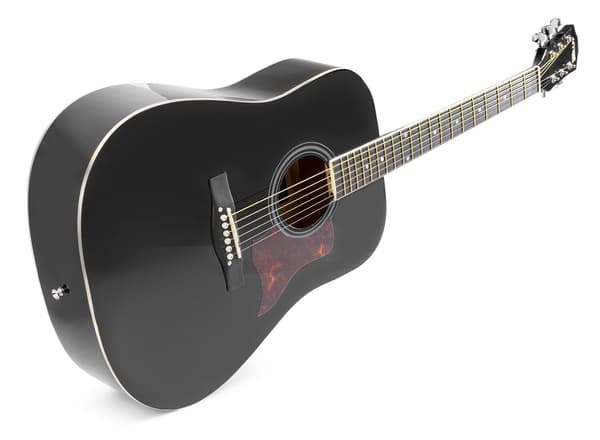 MAXMusic SoloJam Western gitarr, set, svart
