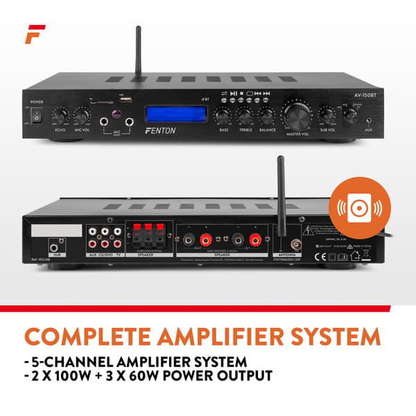 Fenton AV-150BT 5 ch, Hemmabiosystem
