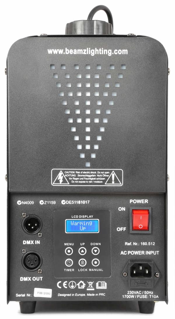 BeamZ H2000 Fazer DMX LCD