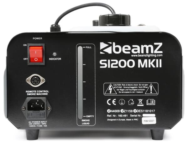 BeamZ S1200 MKII Rökmaskin med kontroll