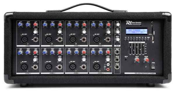 Power Dynamics PDM-C805A 8-kannals mixer med förstärkare