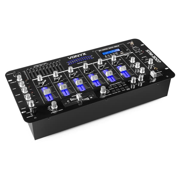 SkyTec STM-3007 6kanals mixer LED, MP3, BT ,