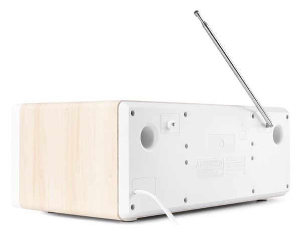 Audizio PRATO Allt i ett system CD, DAB+, Vit