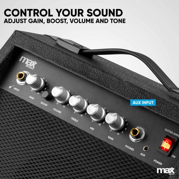 Max GIGKit gitarrförstärkare 40W Peak effekt för elgitarrer