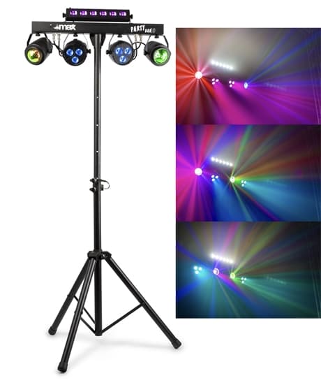 MAX PartyBar10 2xJellym.2xPAR3LED 6xLED