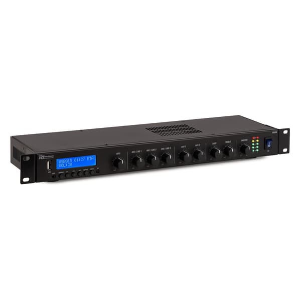 Power Dynamics PDC90 Mediaspelare med Förstärkare – DAB+/USB/BT/MP3