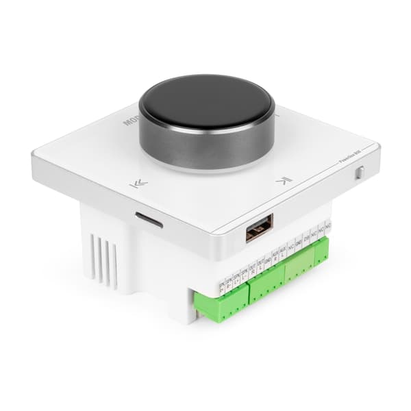 Power Dynamics Powerline B50W In-Wall Ljudförstärkare BT/LCD – Vit