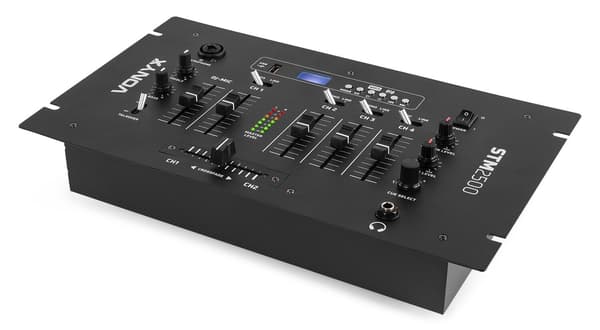 Vonyx STM2500 Mixer 5 kanaler, USB, BT, MP3