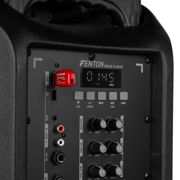Fenton FT15LED MK2 Bärbart Ljudsystem 15" 800W peak effekt