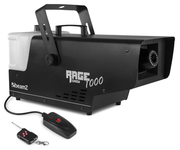 BeamZ Rage1000S snömaskin Trådlös kontroll