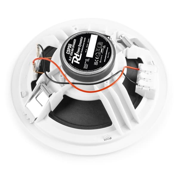 Power Dynamics CSPS6 takhögtalare 6,5'' - 16 ohm - 40W - Vit