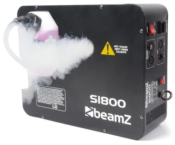 BeamZ S1800 DMX Rökmaskin DMX hor/vert
