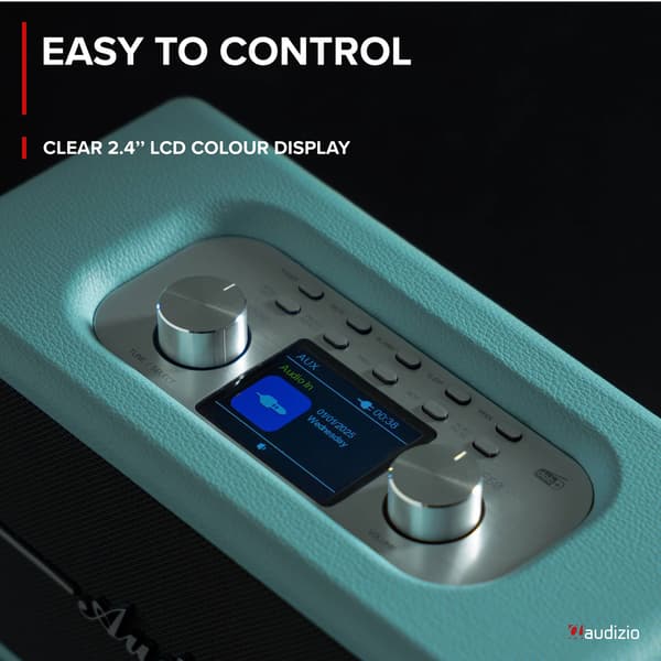 Audizio Tune60 DAB Radio Retro Blå