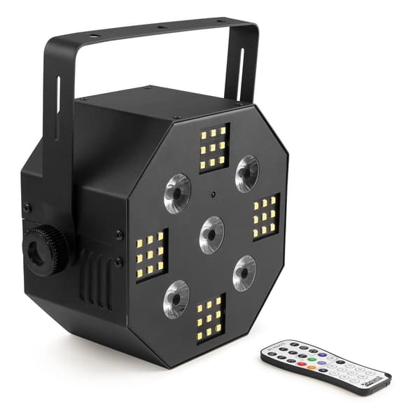 BeamZ MultiAce2 RGB-UV och Strobe LED-ljuseffekt - 2-i-1