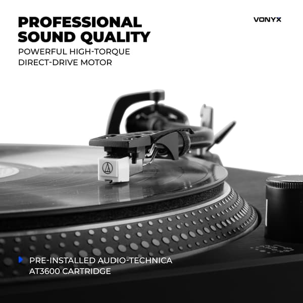 Vonyx DT6000 Pro direktdriven skivspelare