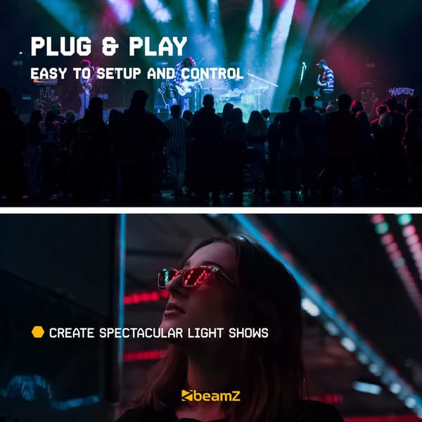 BeamZ Panther 35 Led Spot Moving Head+ring