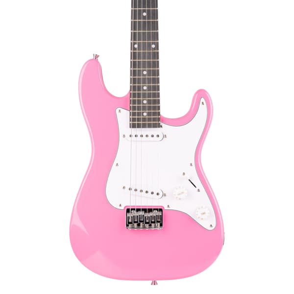 Max GigKit Junior Elgitarrpaket Rosa 3/4