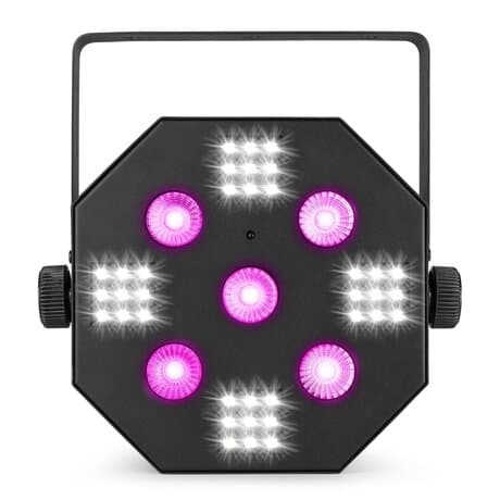 BeamZ MultiAce2 RGB-UV och Strobe LED-ljuseffekt - 2-i-1
