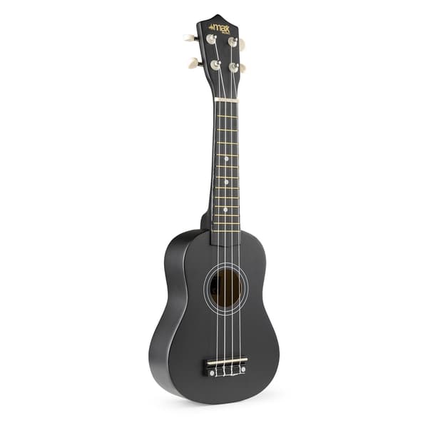 UKEY Ukulele set Soprano 21" Svart