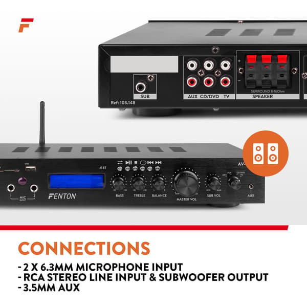 Fenton AV-150BT 5 ch, Hemmabiosystem