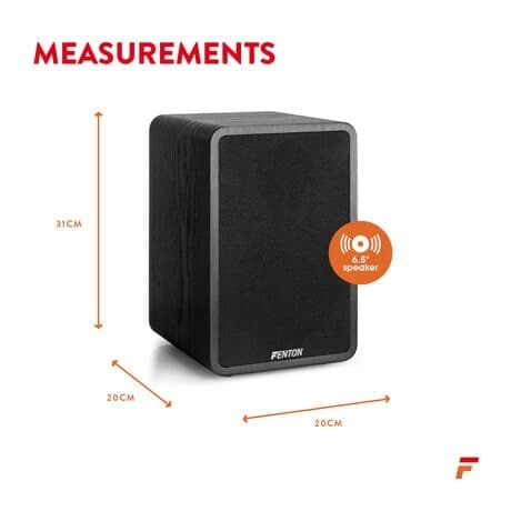 Fenton SHFB65 hifi högtalare - 6,5'' - 200W Peak effekt