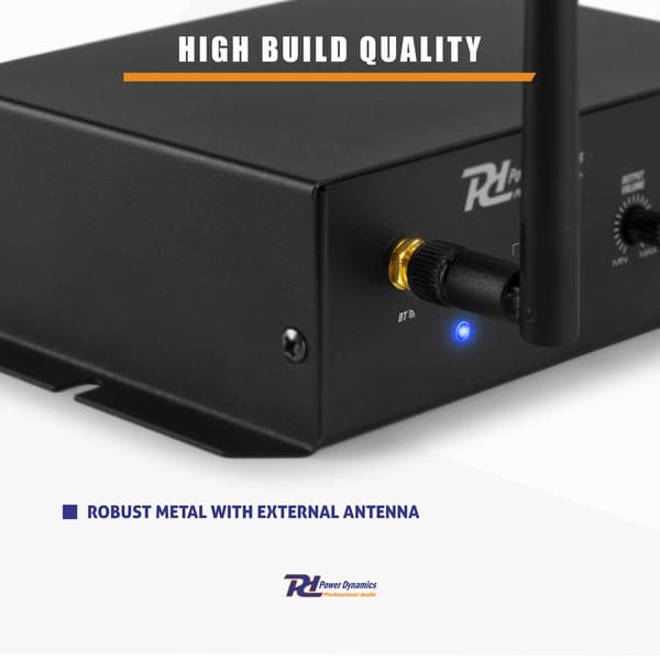 Power Dynamics PDX40 Stereo Blutooth Audio Receiver