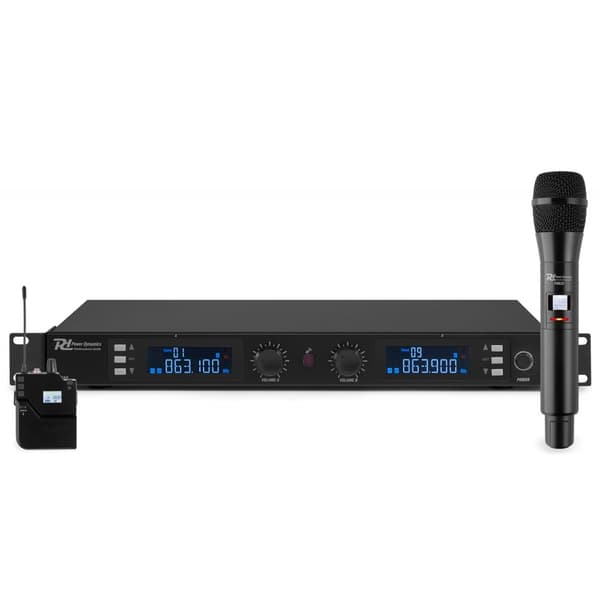 Power Dynamics PD632C 2x 20-Channel Digital UHF Co
