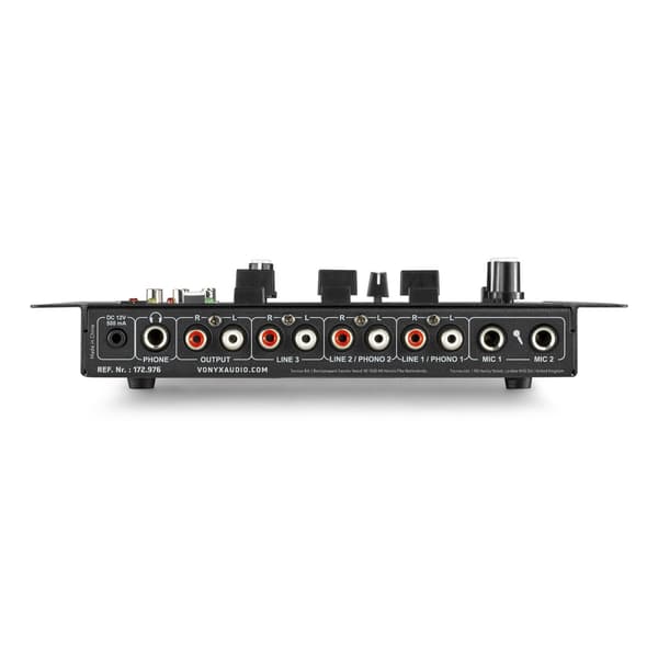 SkyTec- Vonyx STM-3020B 4 kanaler, USB/SD mixer svart