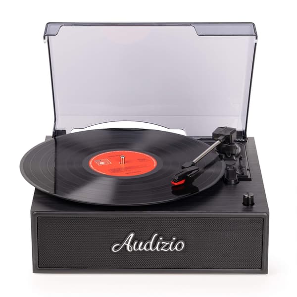 Audizio Reno Skivspelare Retro Black