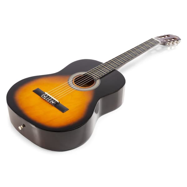 MAX SoloArt klassisk akustisk gitarr (39") Startset - Sunburst