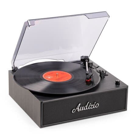 Audizio Reno Skivspelare Retro Black