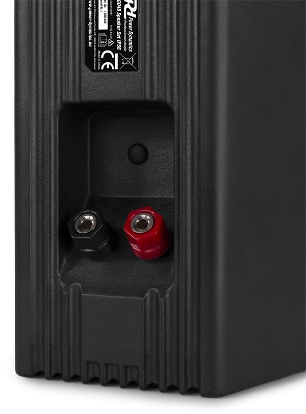 Power Dynamics BGO40V Högtalarset, 4", 100W Peak effekt IP56, svart