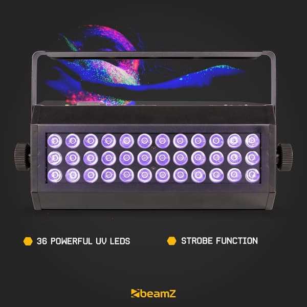 BeamZ Flood36UV LED UV med 36x 3W LED