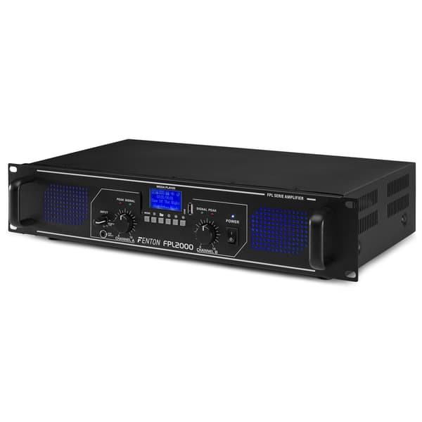 Fenton FPL2000 Digital förstärkare BT MP3 LED EQ