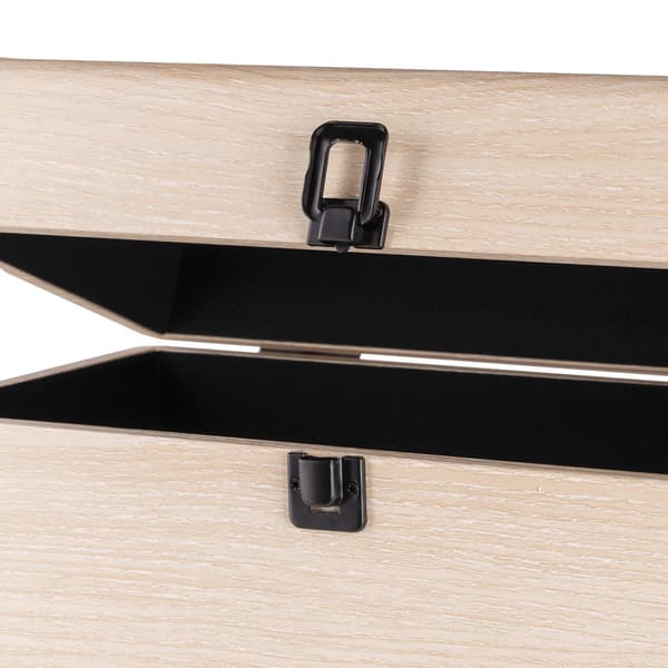 Audizio RC32 Vinyl Record Case Ljus Trä