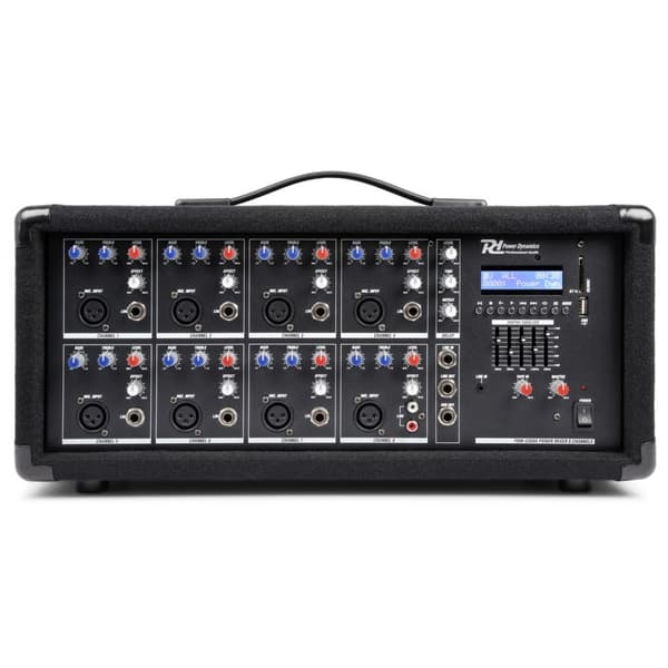 Power Dynamics PDM-C805A 8-kannals mixer med förstärkare