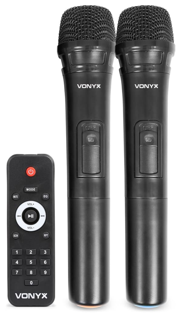 Vonyx SPJ-PA915 Mobile Amp ABS 15" 2 UHF