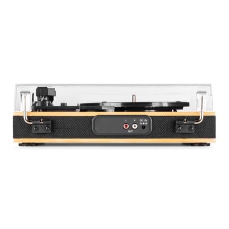 Audizio Tupelo Skivspelare med Högtalare Bluetooth Bambu