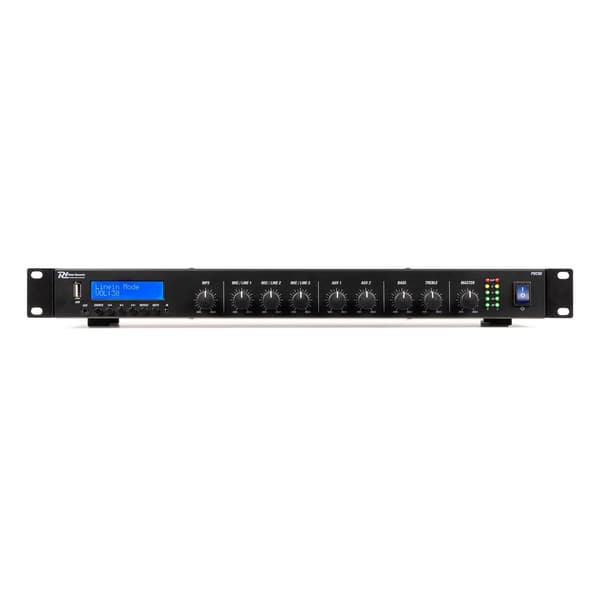 Power Dynamics PDC90 Mediaspelare med Förstärkare – DAB+/USB/BT/MP3
