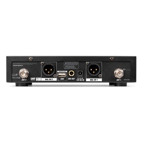 Power Dynamics PD522 UHF trådlös mikrofonset med 2 handhållna mikrofoner